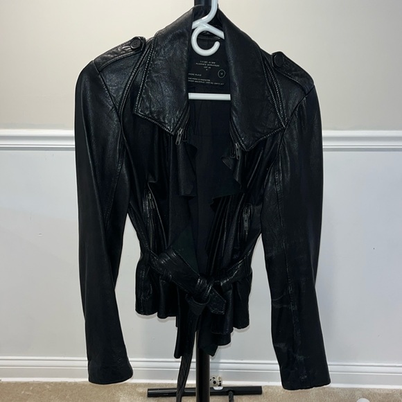 AllSaints Leather Jacket - Picture 1 of 4